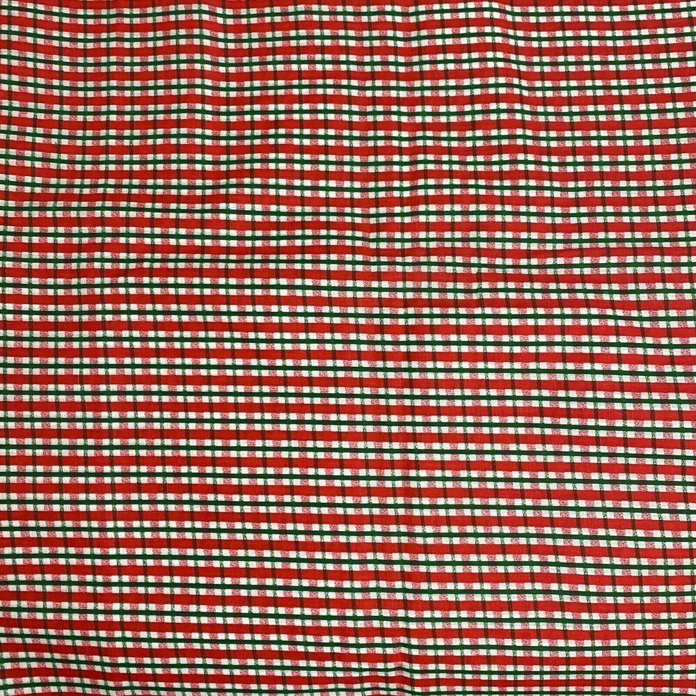 #6357 Plaid Cotton Fabric 44" X 3 YDS